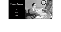 Desktop Screenshot of himanbrown.com