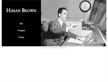 Tablet Screenshot of himanbrown.com